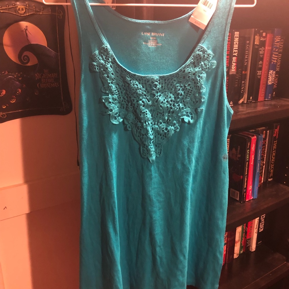 ((Brand New)) Lane Bryant - Blue Knit Tank